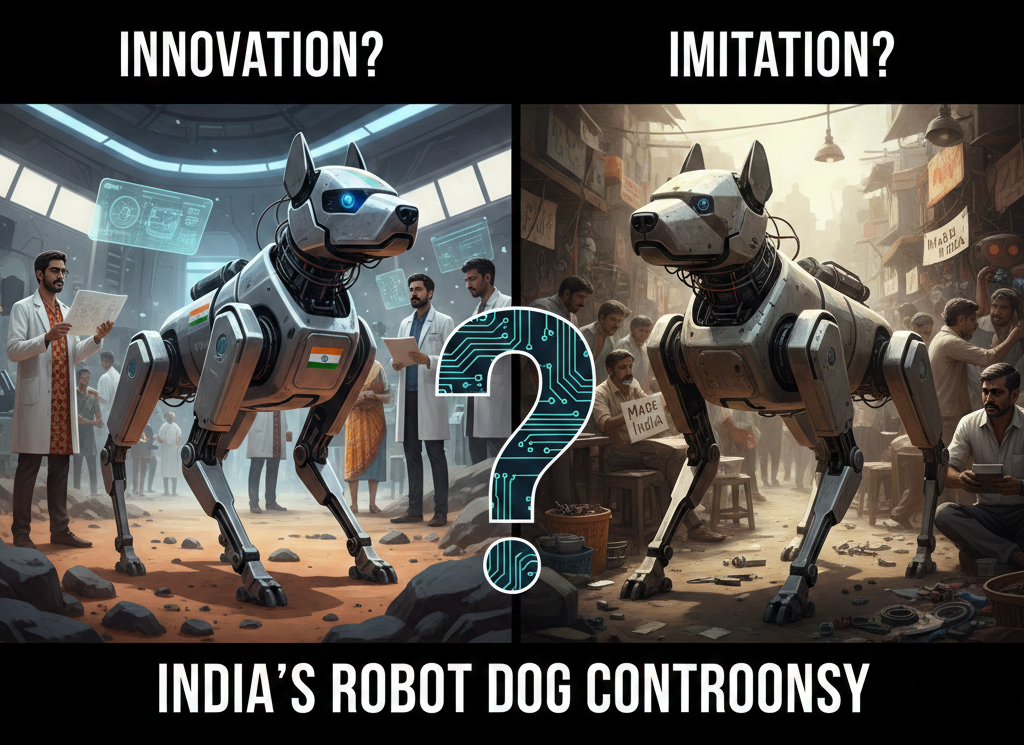 India's robot dog controversy