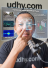 Illustration of sensor fusion with cameras, LiDAR, and radar in self-driving cars.